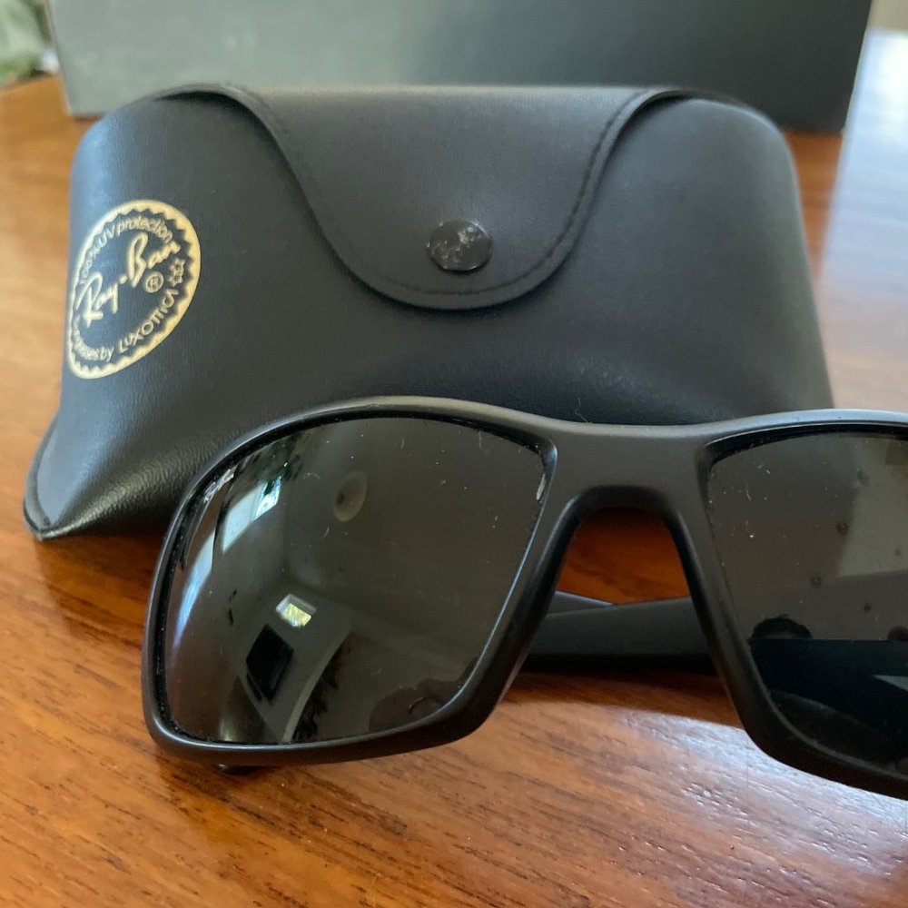 Ray-Ban Black Wraparound Sunglasses RB4149